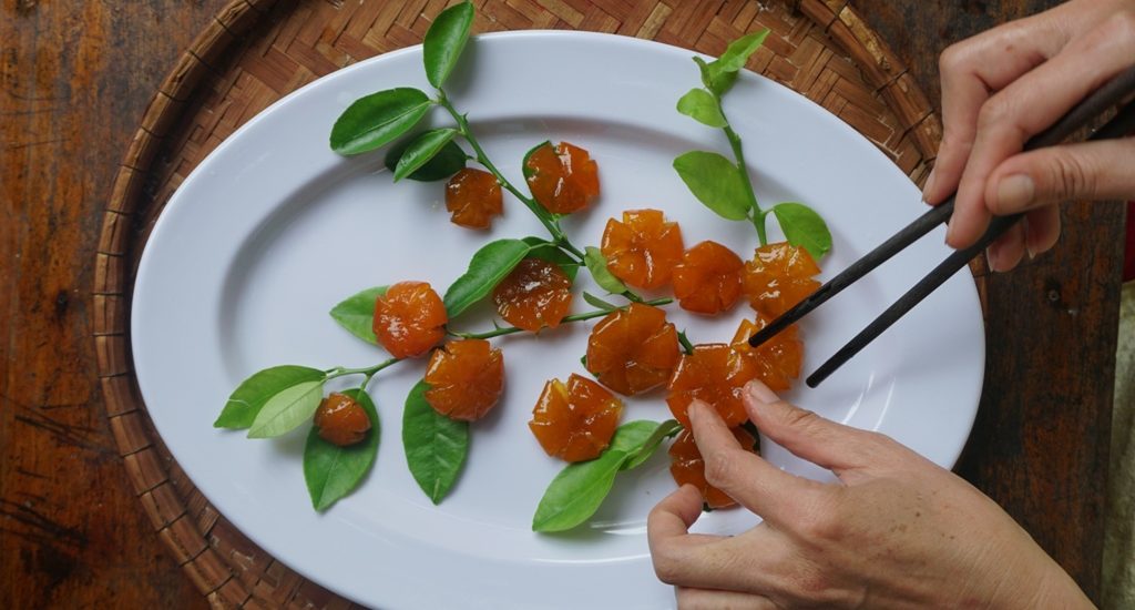 Candied kumquats
